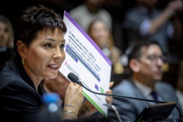 Foto de Mayra Mendoza destacó la aprobación de la Ley Ema: "Esta es la mejor forma para dar una respuesta"