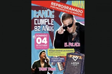 Foto de Lo reprogramaron: El Polaco y Tambó Tambó encabezarán el festival por los 82 años de Lanús