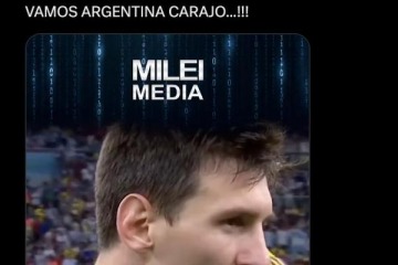 Milei busc&oacute; subirse a la despedida de Messi con un mensaje sobre el �esfuerzo�