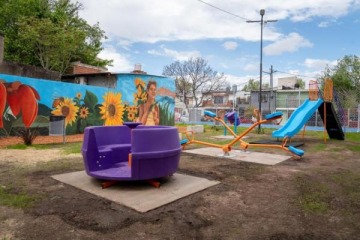 El Municipio de Lan&uacute;s inaugur&oacute; un nuevo espacio recreativo en Remedios de Escalada