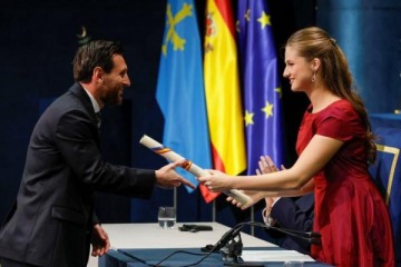 Foto de Messi recibió el Premio Princesa de Asturias de los Deportes 2026