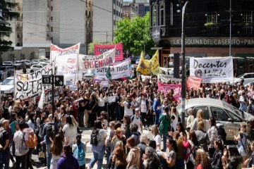 Paro nacional docente por el femicidio de Nancy Godoy en Corrientes